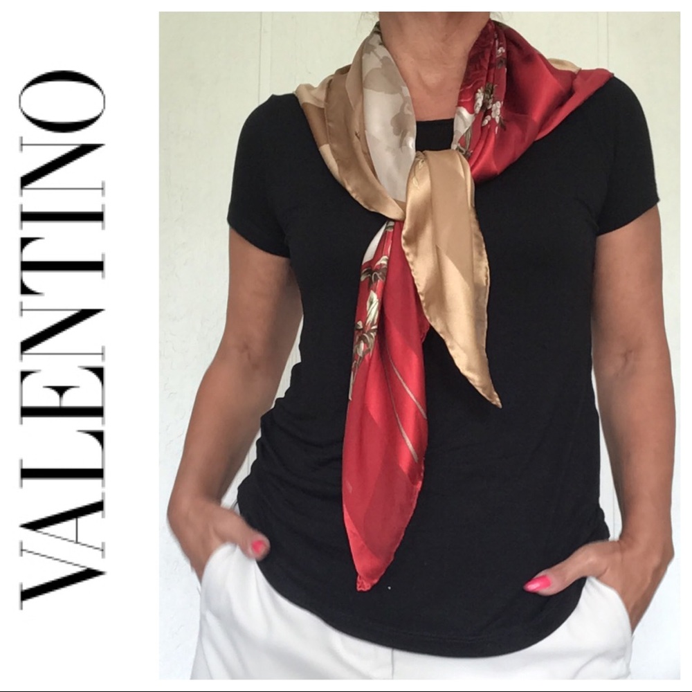 VALENTINO SILK SCARF
